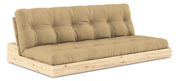 Разтегателен диван в цвят горчица 196 cm Base – Karup Design