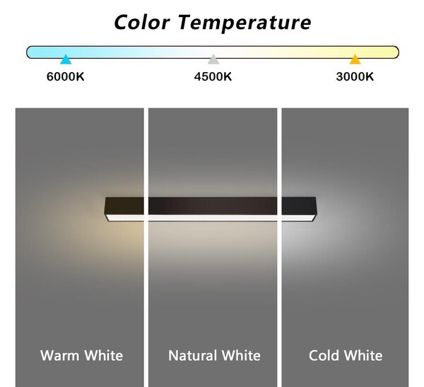 Immax NEO 07254L - LED димируемо осветително тяло LUNGO 20W/230V Wi-Fi Tuya черн