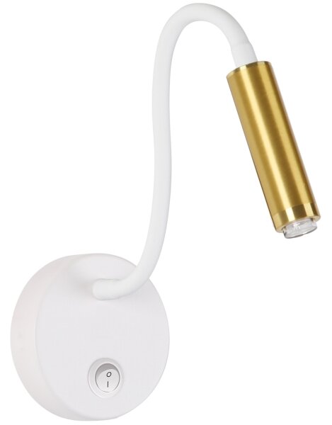 Brilagi - LED Димируем гъвкава стена лампа MAYA 1xG9/4W/230V бял/златист