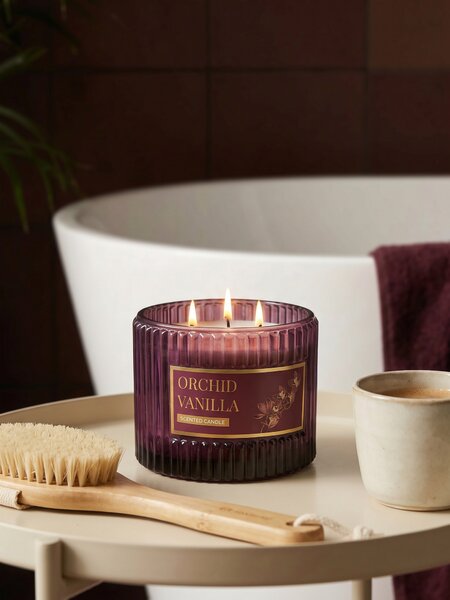 Sinsay - Ароматна свещ Orchid Vanilla - лилав