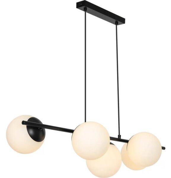 Nordlux - Полилей на кабел LILLY 5xE14/10W/230V черен