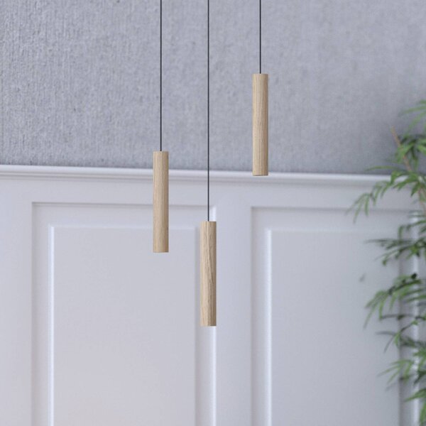 UMAGE Chimes Tall LED висяща светлина светъл дъб