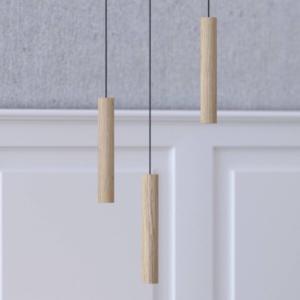 UMAGE Chimes Tall LED висяща светлина светъл дъб