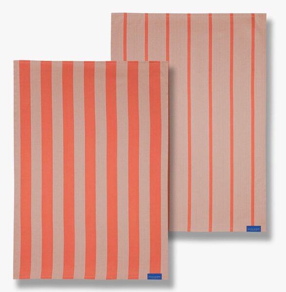 Памучни кърпи за съдове в комплект 2 бр. 50x70 cm Stripes – Mette Ditmer Denmark