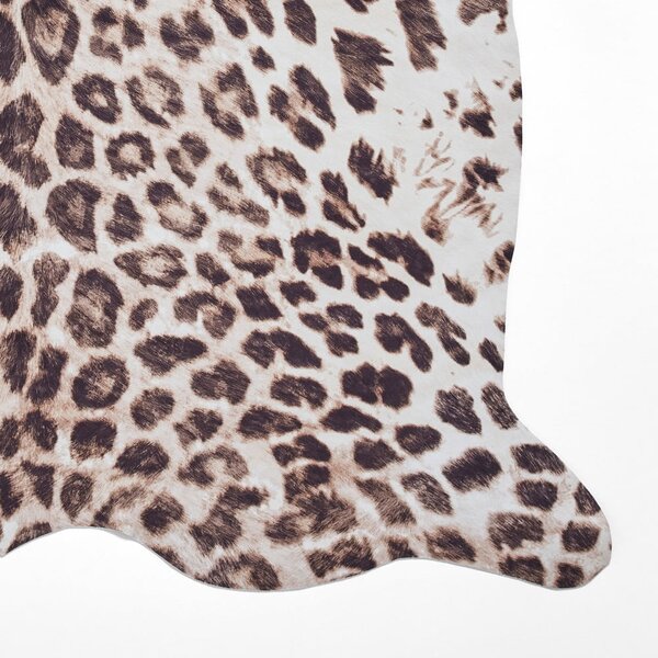 Кафяво-бежов килим 195x155 cm Faux Leopard - Think Rugs