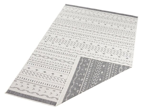 Сив и кремав килим за открито , 150 x 80 cm Kuba - NORTHRUGS