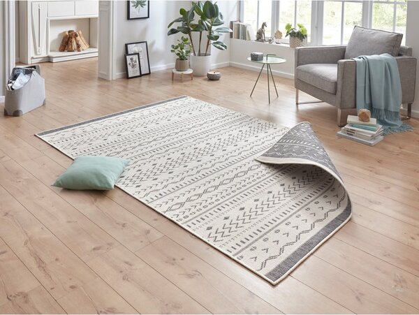 Сив и кремав килим за открито , 150 x 80 cm Kuba - NORTHRUGS