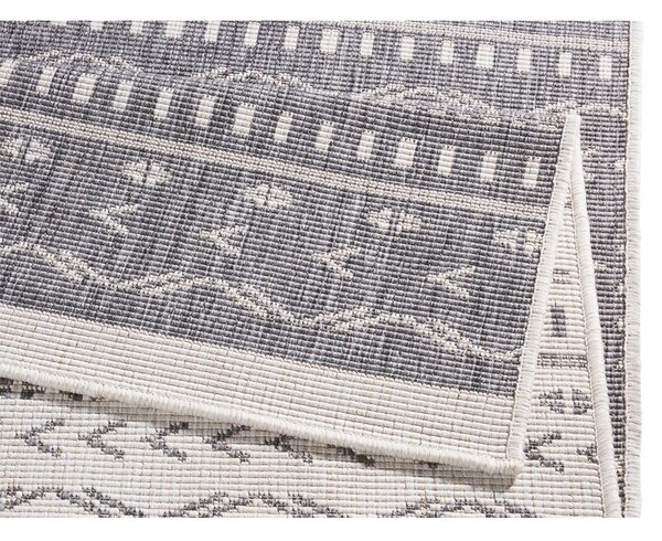 Сив и кремав килим за открито , 150 x 80 cm Kuba - NORTHRUGS