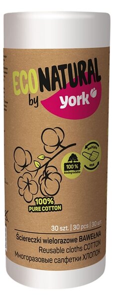 York Домакинска кърпа Eco Natural, на ролка, 30 къса