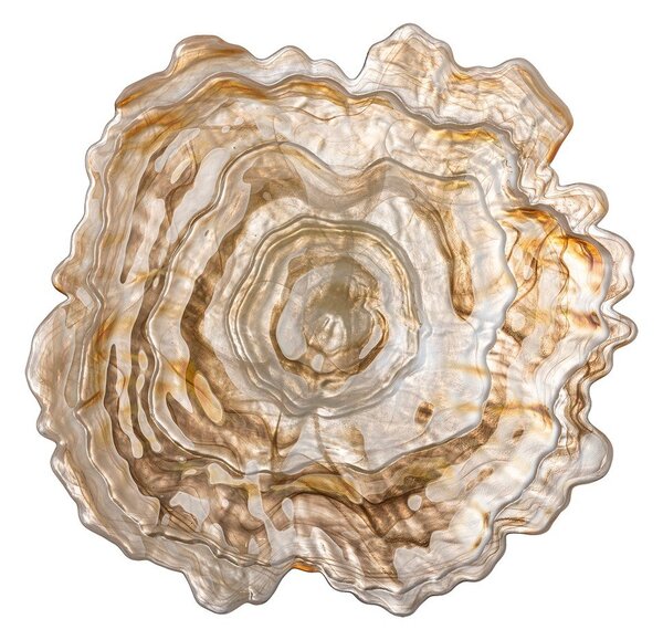Бежова стъклена купа ø 38,5 cm Asimi – Bloomingville