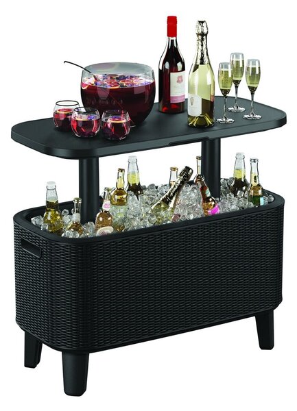 Пластмасова градинска маса с тавичка за лед 83.5x40 cm Bevy – Keter