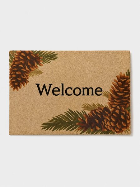 Sinsay - Постелка с надпис Welcome - многоцветен