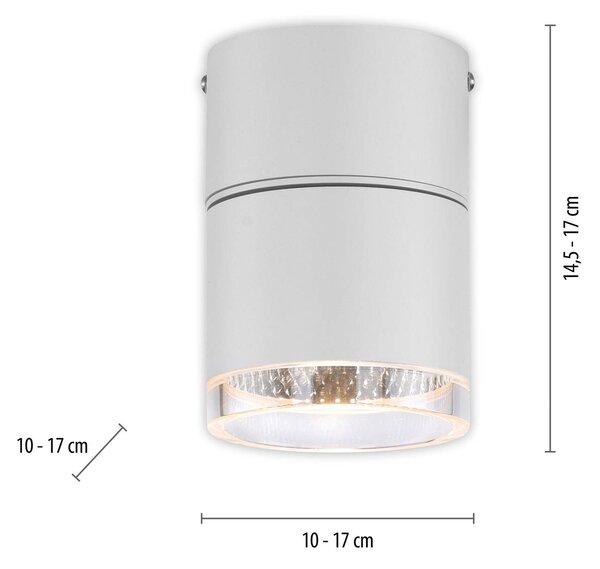 PURE Nola LED осветление за таван с един пламък бяло