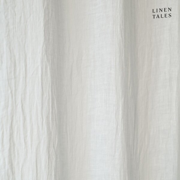 Бяла ленена завеса 130x200 cm White – Linen Tales