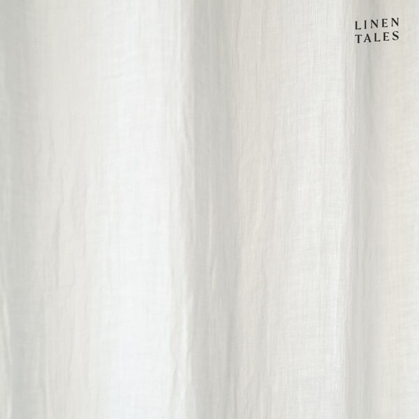 Бяла ленена завеса 130x200 cm White – Linen Tales