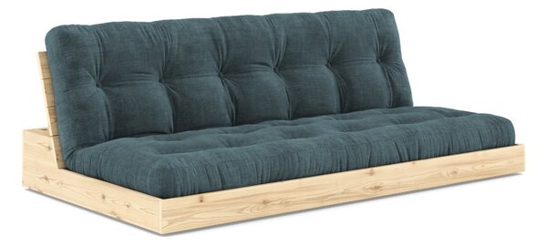 Син разтегателен диван от велур 196 cm Base – Karup Design