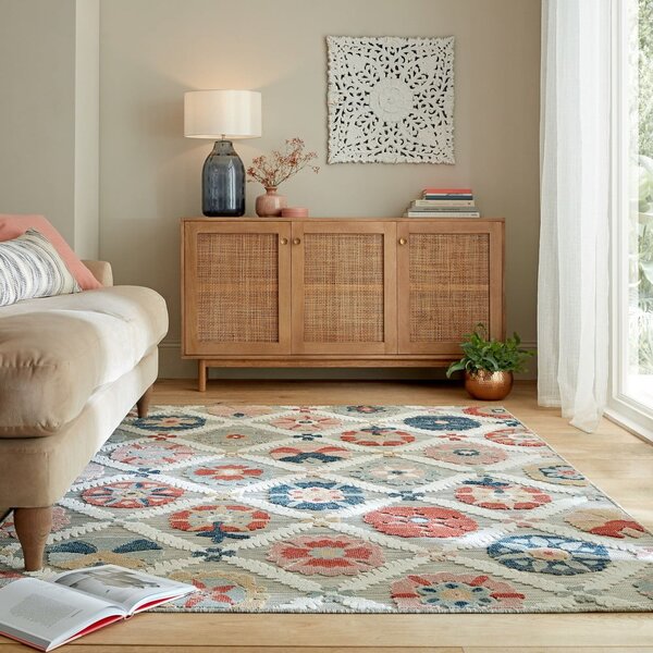 Сив външен килим 230x160 cm Flora - Flair Rugs