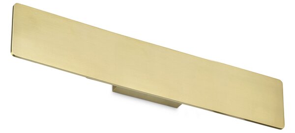 IDEAL LUX Ideal Lux LED стенна лампа Zig Zap, ширина 53 cm, месинг, Злато / месинг, Дневна/трапезария, Алуминий, Модерен