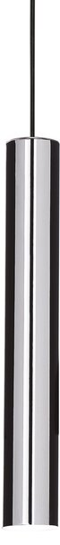 IDEAL LUX Ideal Lux висяща лампа Look, хромирана, Ø 6 cm, метал, Металик, Дневна/трапезария, Метал, Модерен