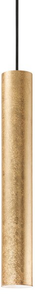 IDEAL LUX Ideal Lux висяща лампа Look, златист цвят, Ø 6 cm, метал, Злато / месинг, Дневна/трапезария, Метал, Модерен