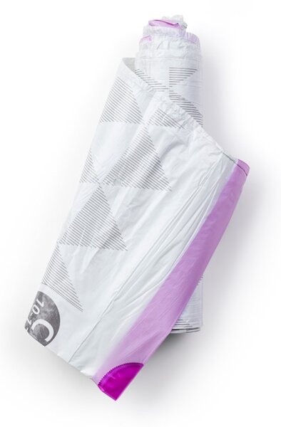 Торбички за кош Brabantia PerfectFit Sort&Go/Touch N 647035, Размер C, 10-12 л, 20 броя, Бял