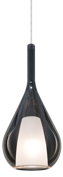 IDEAL LUX Ideal Lux висяща лампа Kalique 3, пушено сива, Ø 18 cm, Затъмняване, Сив, Дневна/трапезария, Пластмаса, Модерен
