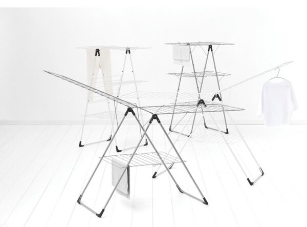 Простор "кула" Brabantia 90300184, 23 м, Лесно сгъване, Регулируем, Бял