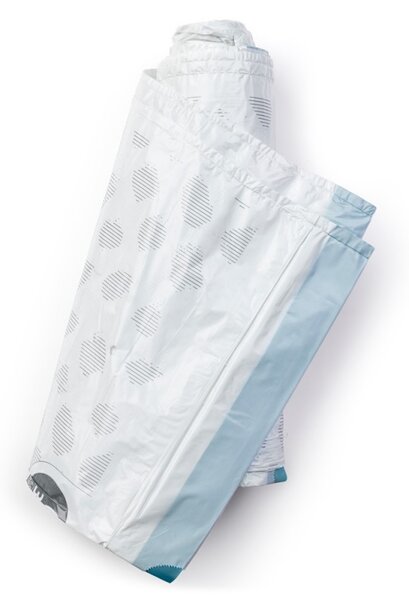 Торбички за кош Brabantia PerfectFit FlatBack+/Bo 1004144, Размер O, 30 л, 20 броя, Бял