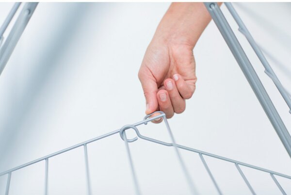 Простор "кула" Brabantia 90300184, 23 м, Лесно сгъване, Регулируем, Бял