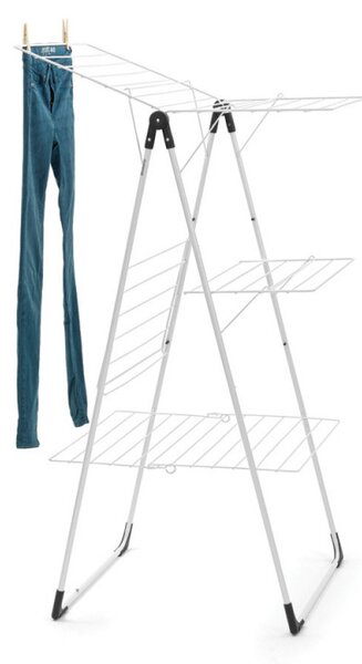 Простор "кула" Brabantia 90300184, 23 м, Лесно сгъване, Регулируем, Бял