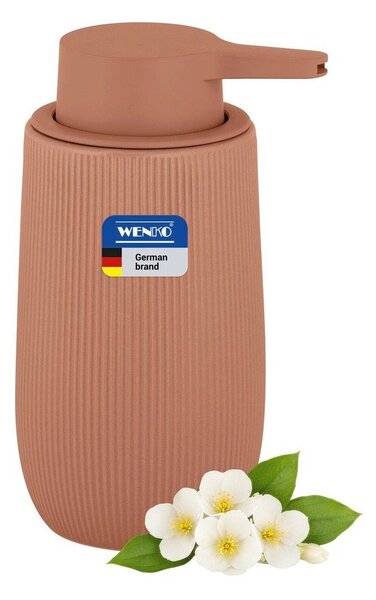 Кафяв пластмасов диспенсер за сапун 400 ml Fablo – Wenko