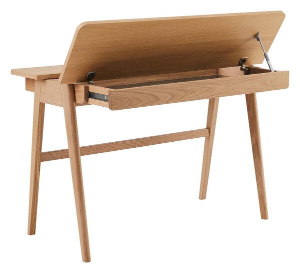 Работна маса с дъбов плот 110x55,5 cm Home - Hammel Furniture