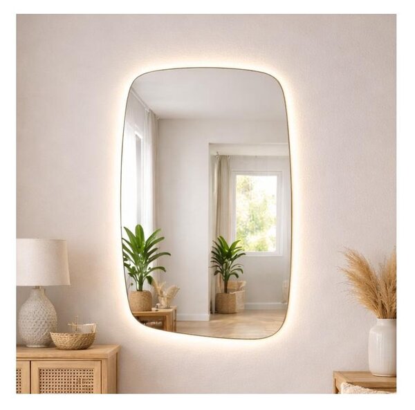 Baltica Design - LED огледало с подсветка STONE CALM LED/15W/230V 4500K 90x60 cm IP65