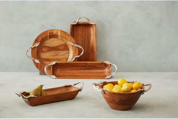 Дървена тава 14x47 cm Vine – Premier Housewares