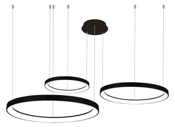 Azzardo AZ5024 - LED Димируем пендел AGNES LED/120W/230V черен