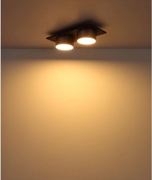 Globo 56964-2 - LED таванно осветително тяло RAYMOND LED/24W/230V 3000K 46x20 cm месинг