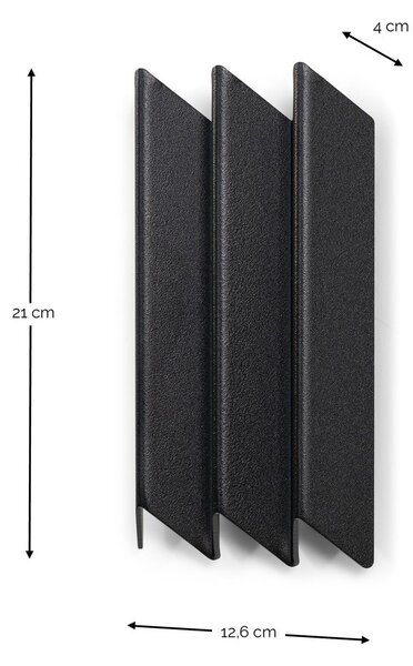 Сиво-зелена метална стенна закачалка 13 cm Sensu – Spinder Design