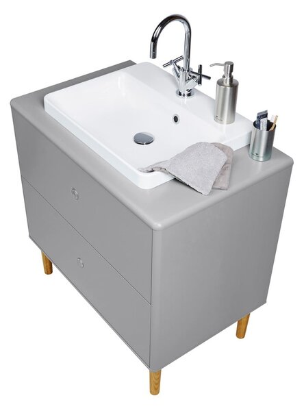 Сив шкаф с умивалник без смесител 80x62 cm Color Bath - Tom Tailor