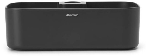 Органайзер за душ Brabantia ReNew 1004186, 7.5х13.3х24.4 см, Дъно с отвори за вода, Устойчивост на корозия, Тъмносив