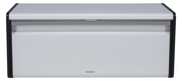 Кутия за хляб Brabantia Fall Front 1003246, 18 л, 46.5х25 см, Стенен монтаж, Без пръстови отпечатъци, Бял