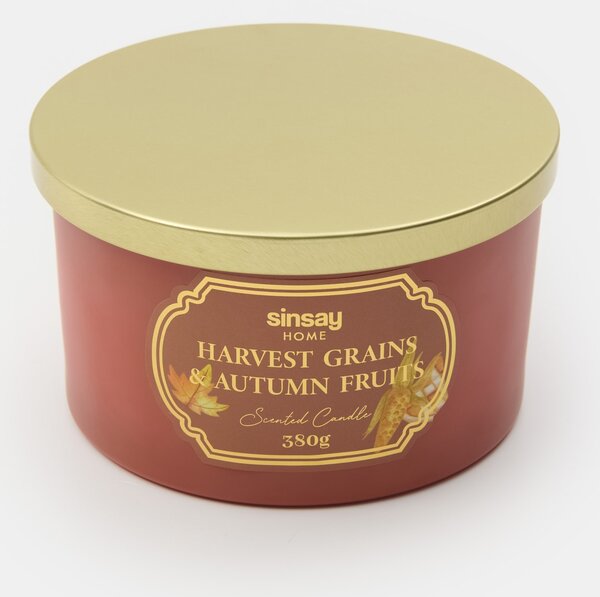 Sinsay - Ароматна свещ Harvest Grains & Autumn Fruits - кехлибар