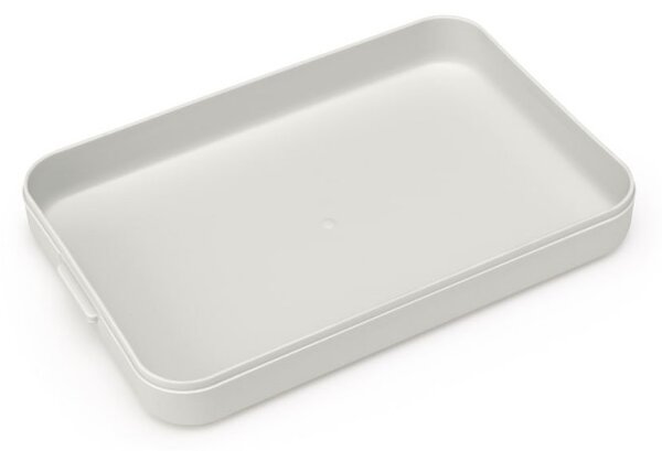 Кутия за храна Brabantia Make&Take 1006286, 1.1 л, До 2 сандвича, Без BPA, Плоска, Сив