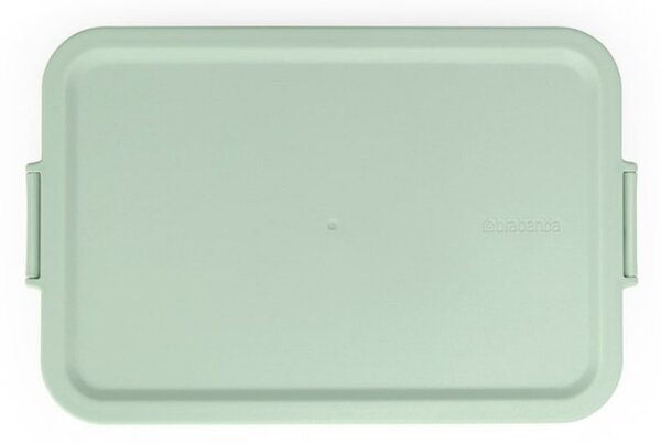 Кутия за храна Brabantia Make&Take 1006285, 1.1 л, До 2 сандвича, Без BPA, Плоска, Зелен