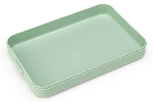 Кутия за храна Brabantia Make&Take 1006285, 1.1 л, До 2 сандвича, Без BPA, Плоска, Зелен