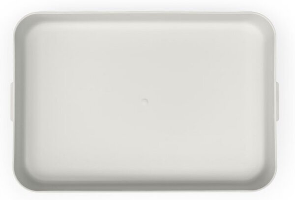 Кутия за храна Brabantia Make&Take 1006286, 1.1 л, До 2 сандвича, Без BPA, Плоска, Сив