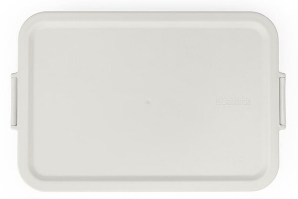 Кутия за храна Brabantia Make&Take 1006286, 1.1 л, До 2 сандвича, Без BPA, Плоска, Сив