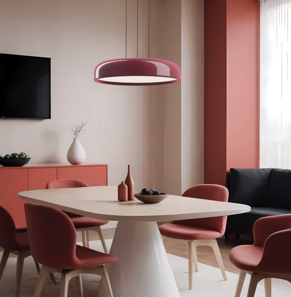 LED полилей на кабел ALENSA LED/60W/230V CRI 94 червен