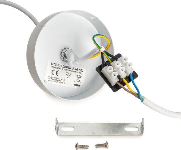 ONLI - Полилей на кабел RINGO 1xE27/15W/230V рафия