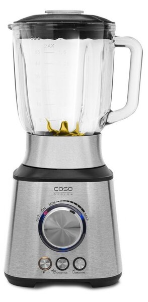 Многофункционален блендер Caso 3617 MX 1000, 1000W, 1.7 л, 9500-17000 об./мин, Стъклена кана, Безстепенна скорост, Пулс, Инокс
