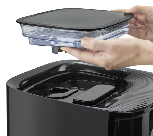 Фритюрник с горещ въздух и пара Caso AirFry & Steam 700, 1700W, 7 л, 10 програми, 60-200°C, Таймер, Прозорец, Напомняне, Черен